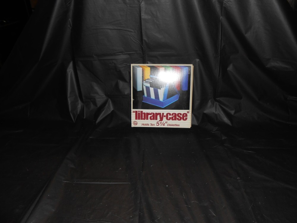 5.25" Floppy Disc Beige Storage Case /10 Library Case