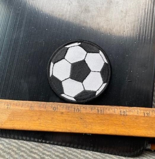 Soccer Ball Embroidered Patch (NOS)