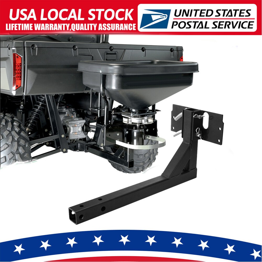 2" Receiver Mount Bracket 5301901For UTV ATV Dry Material Spreader Black