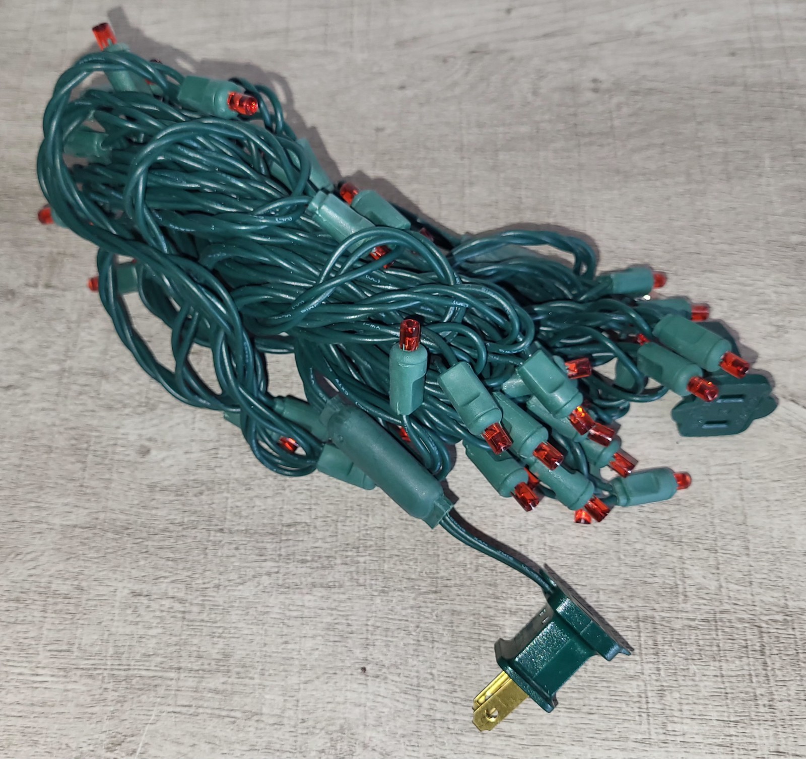 SOLID RED LED 24' 5mm Christmas Holiday 50 Lights Commercial Industrial Outdoor