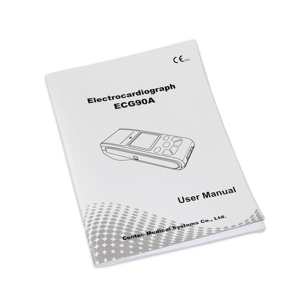 Touch Screen ECG90A EKG Machine:12-Lead, Single Channel, USB, Software & Printer