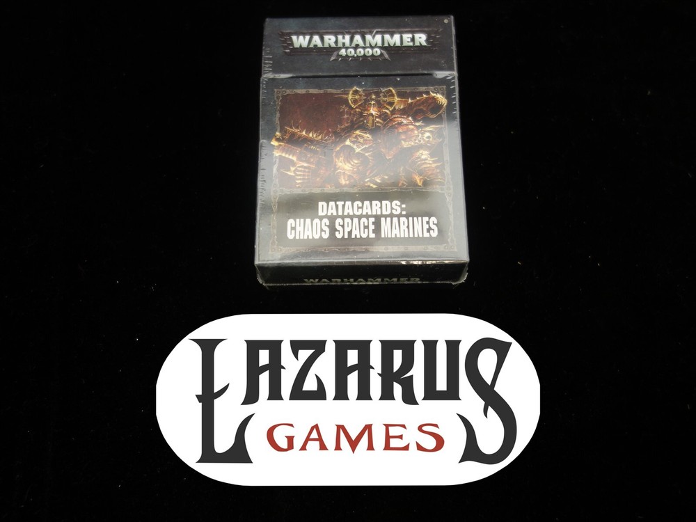 Warhammer 40k Chaos Space Marines - 8th Edition Datacards