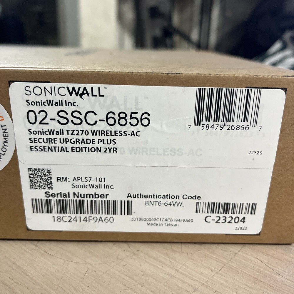DELL SONICWALL SOHO W/ WIRELESS NETWORK SECURITY APPLIANCE APL41-0BA