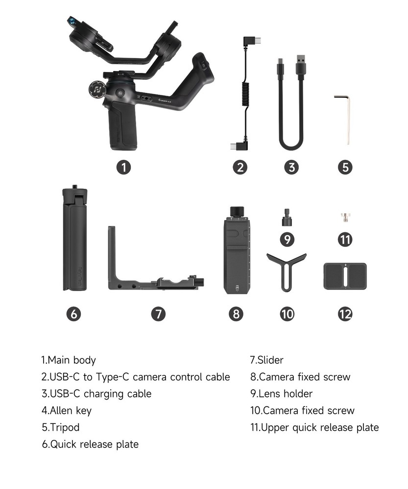 Feiyu SCORP-C2 Gimbal Stabilizer Designed for Mirrorless Cameras