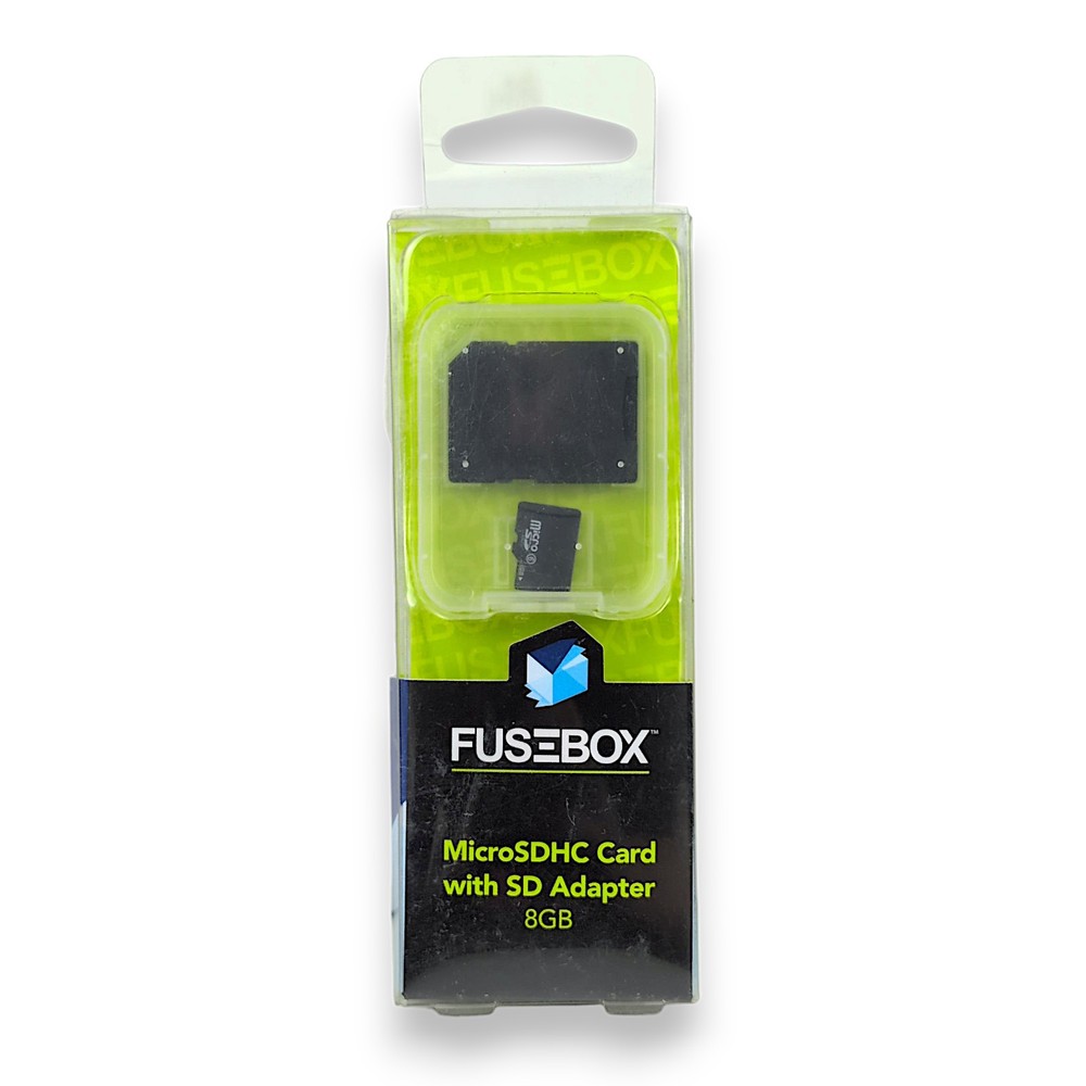 Fusebox MicroSDHC Card with SD Adapter 8GB