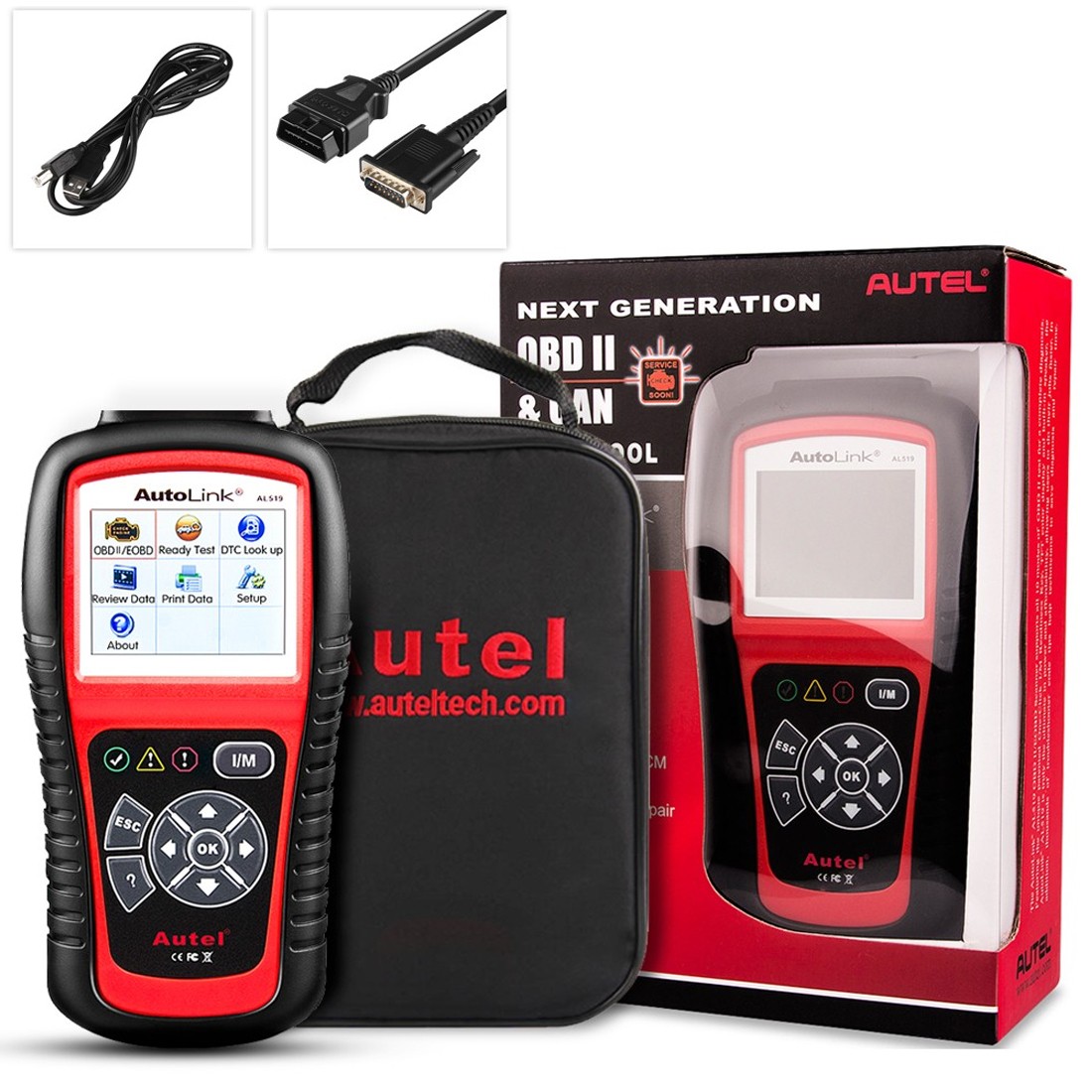 2025 Autel AutoLink AL519 OBD2 Scanner Car Diagnostic Code Reader Up from AL319