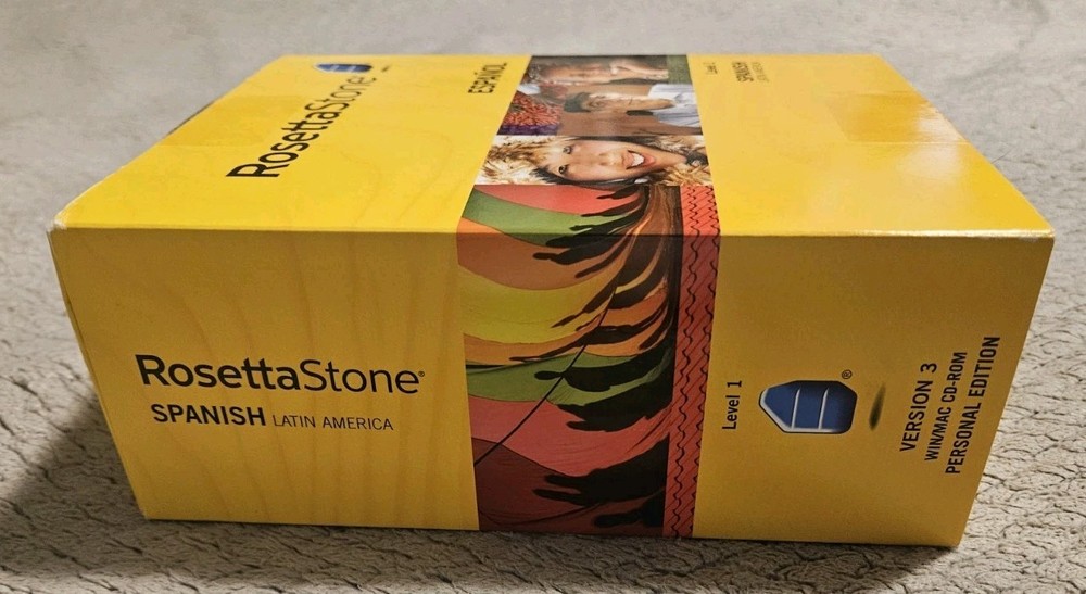 Rossetta Stone Spanish Level 1 CD Set Tested Plays