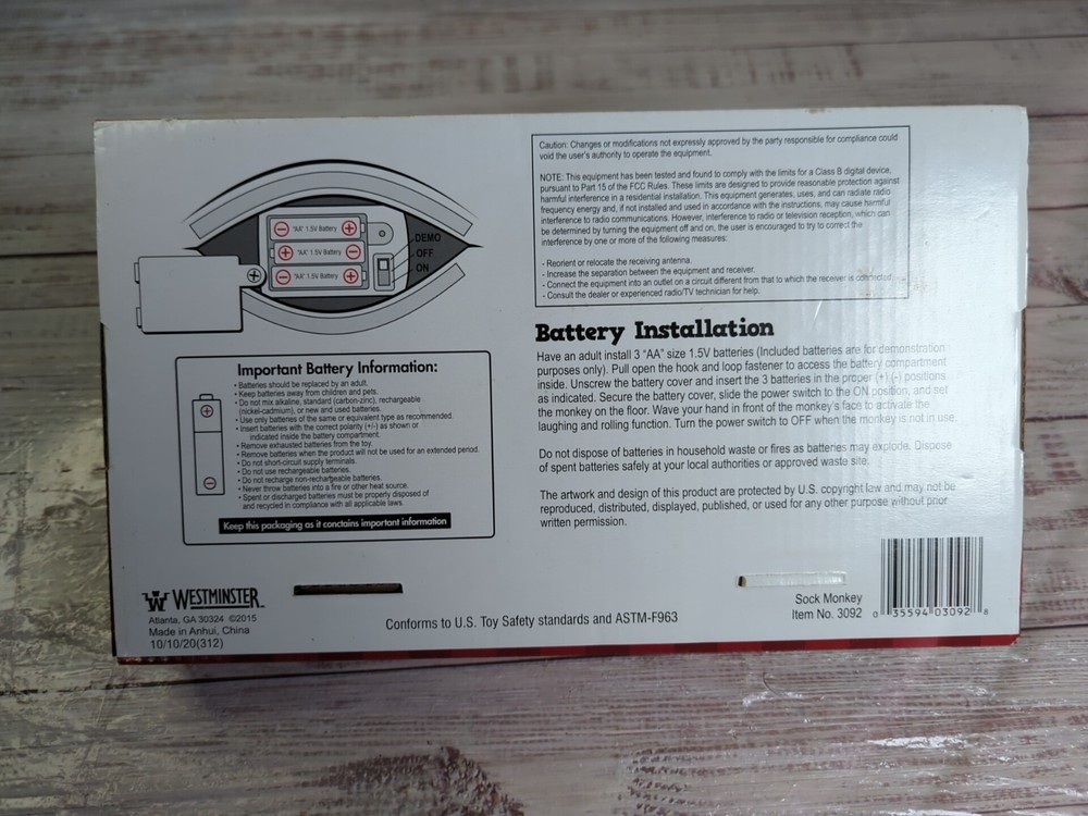 LOL Rolling Laughing Rollover Sock Monkey Westminster