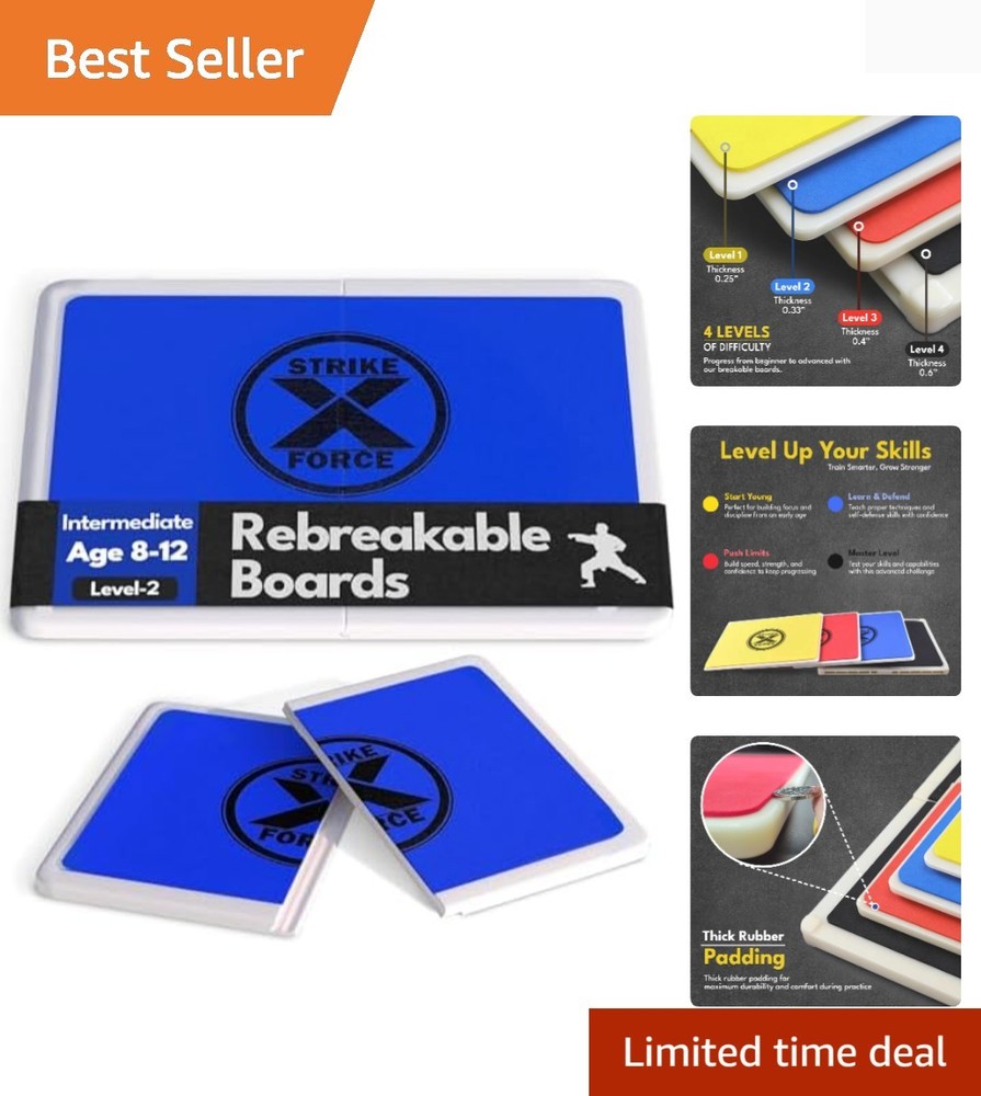 Rebreakable Martial Arts Breaking Board - Durable, Eco-Friendly Training Tool