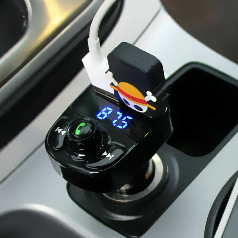 Bluetooth Car FM Transmitter MP3 Player Wireless AUX Radio Fast 2 USB Charger
