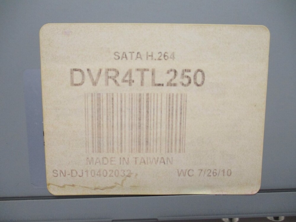 SPECO TECHNOLOGIES DVR4TL250 NSNP
