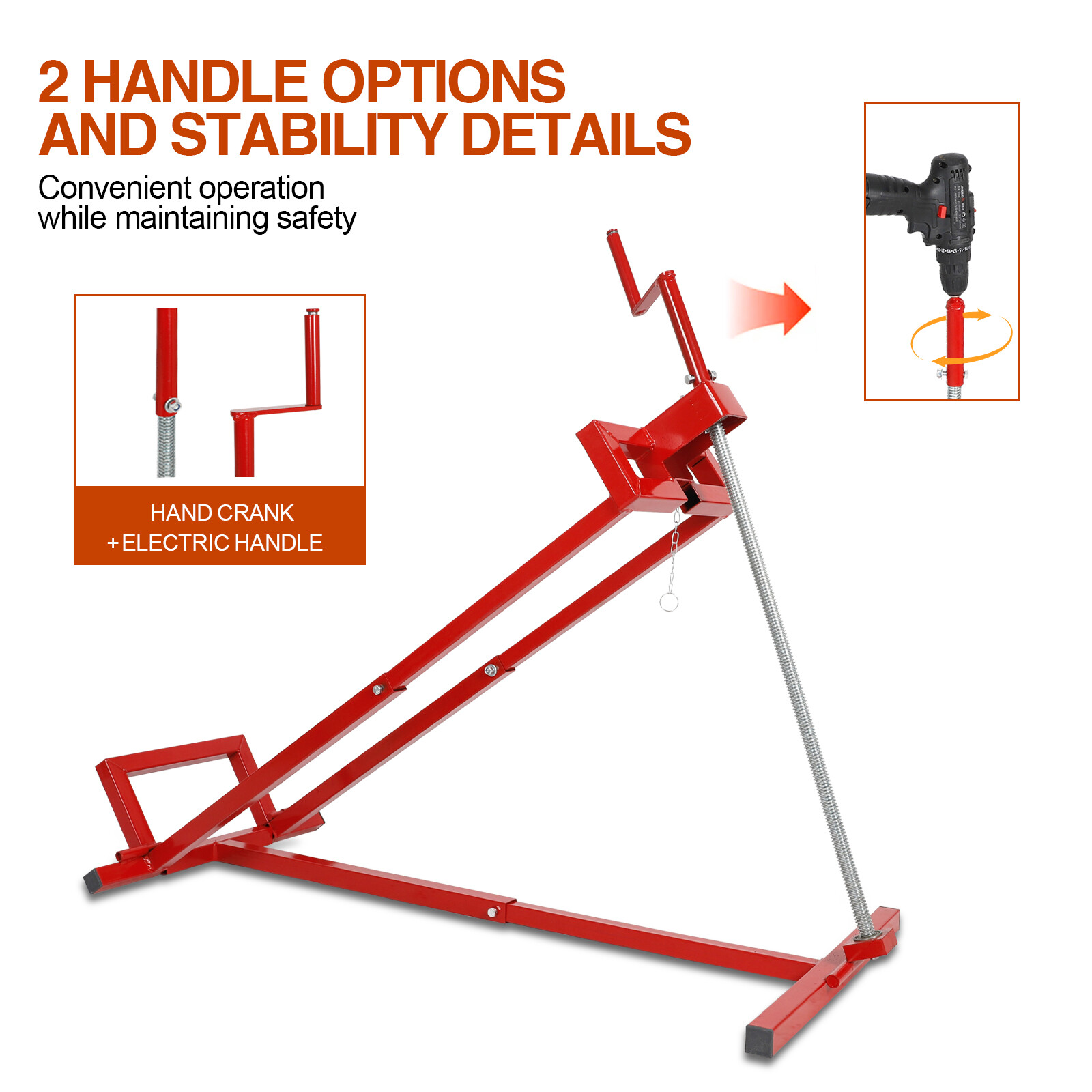 Lawn Mower Lift Jack 882 Lbs Capacity for Tractors and Zero Turn Lawn Mowers 45°