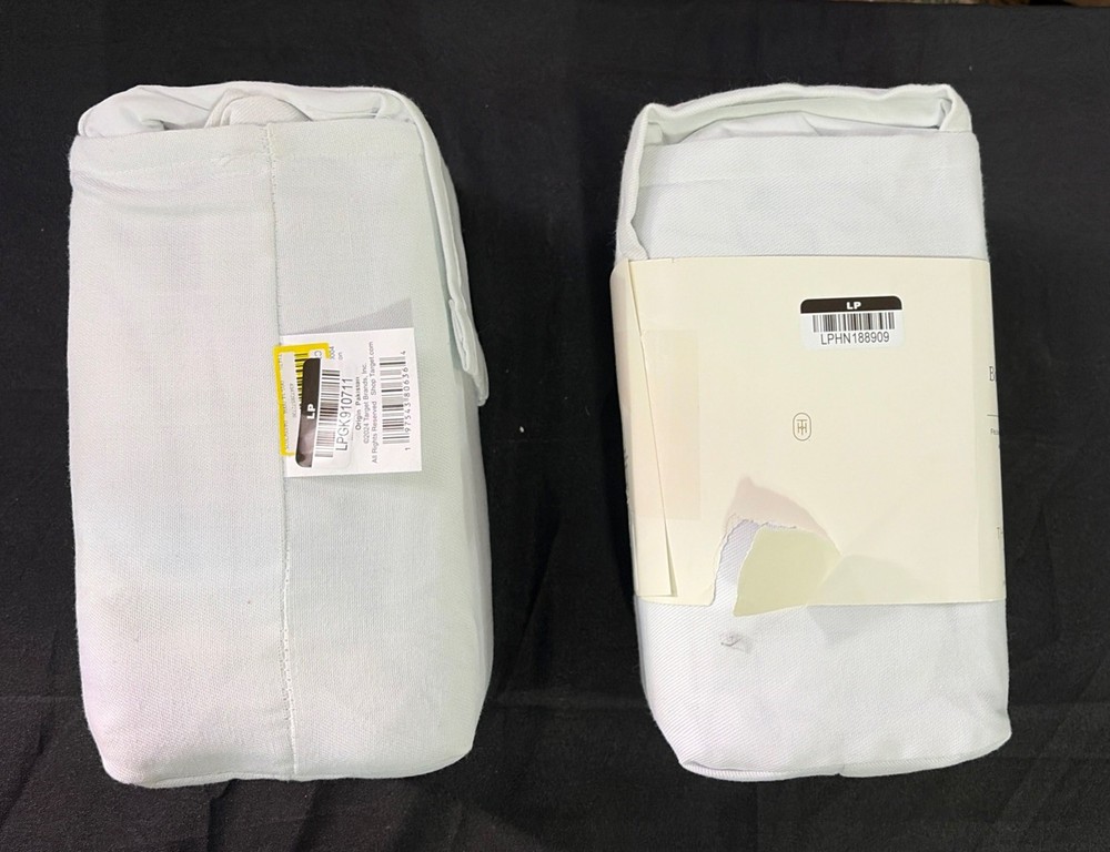 Box Spring Cover White Size KING - Threshold (Qty 2)