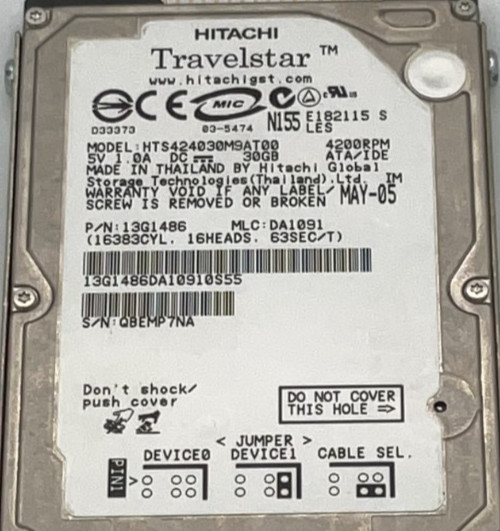 Touchtunes Jukebox Gen 2 Hard Drive Untested Condition Unknown