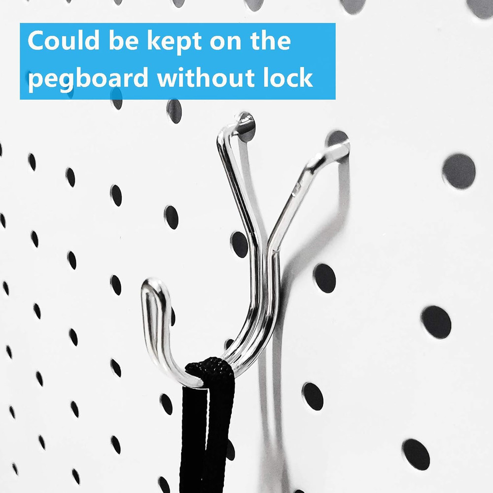 Pegboard Hooks, with Bins, Peg Locks, for Organizing Various Tools, 188 PCS, 80