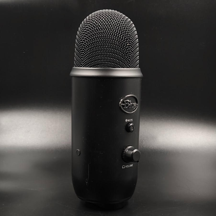 Blue Yeti Microphone Used Working Black