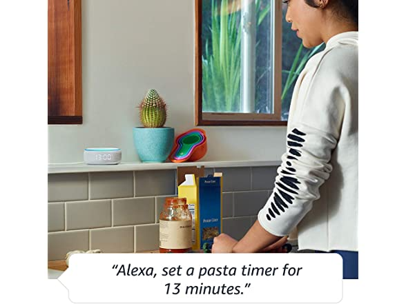 Echo Dot (3rd Gen) - Smart speaker with clock and Alexa - Sandstone