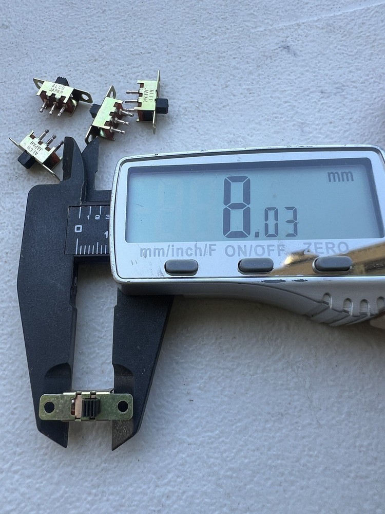 ALCO/DPDT small Slide Switch Panel/PCB mount (5 PCs)