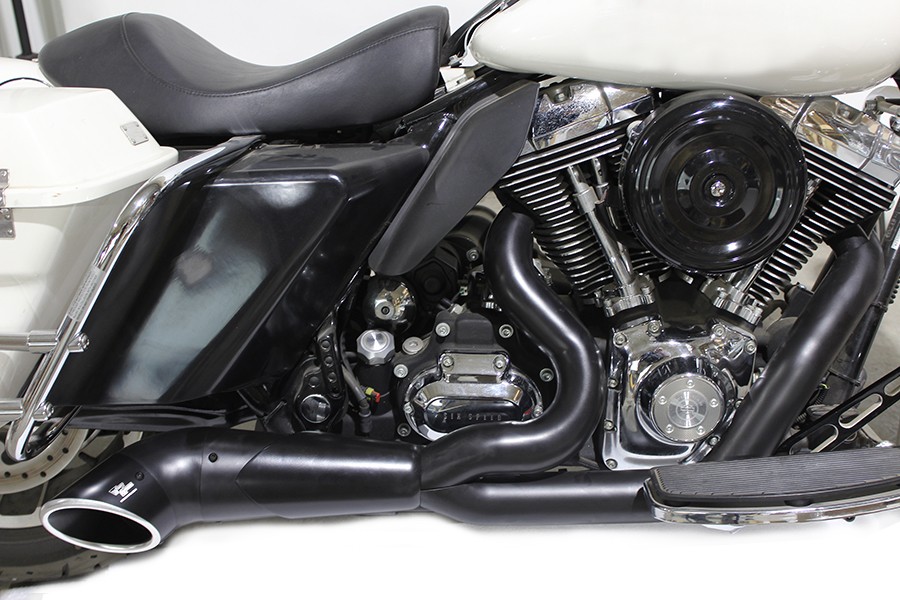 2:1 Exhaust Header Set Black fits Harley Davidson