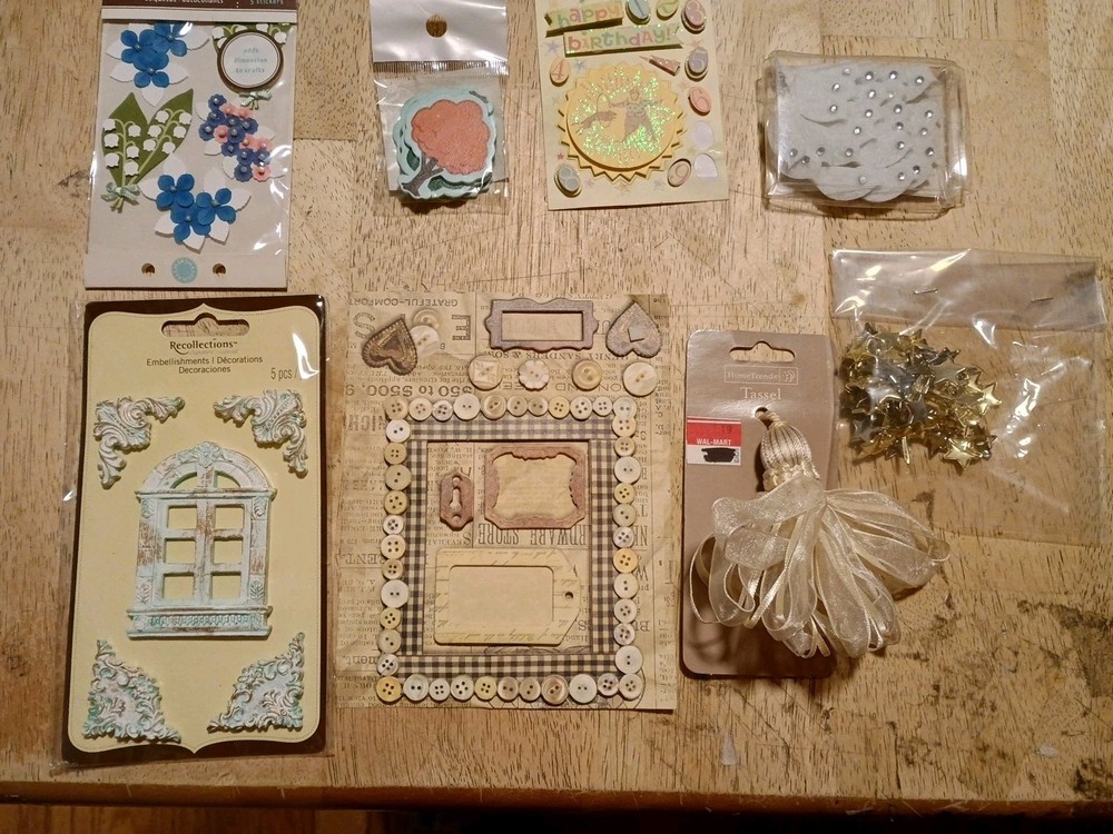 Scrapbooking Embellishments Lot