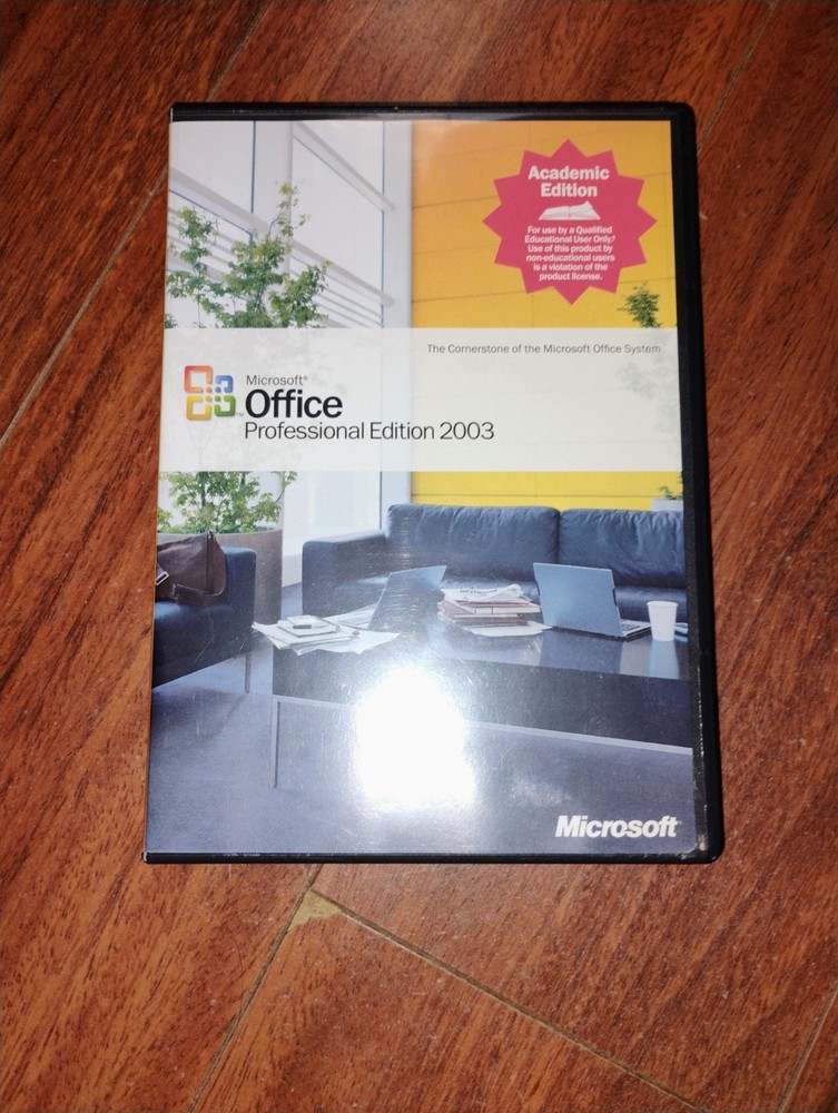 Microsoft Office 2003 "Academic Edition" with Product Key