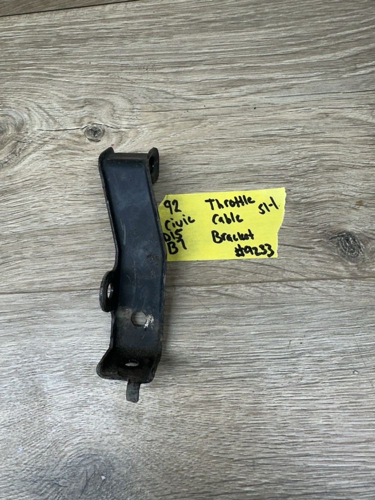 92-95 Civic OEM throttle cable wire mount bracket support #9233