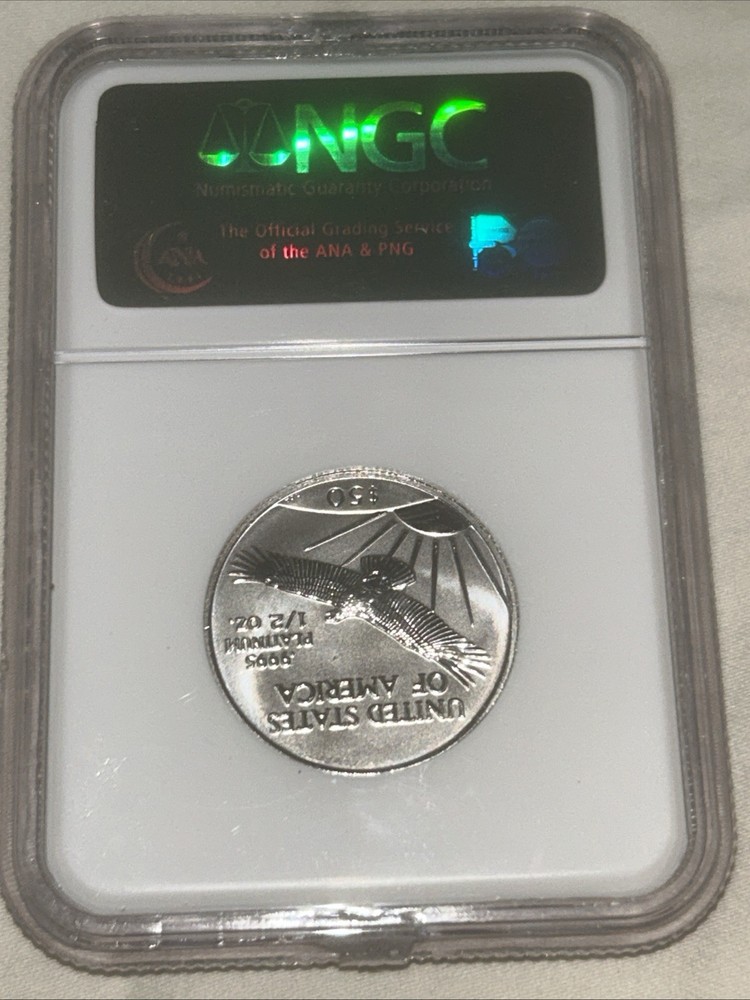 1997 Eagle P$50 MS69 1/2 Ounce Platinum
