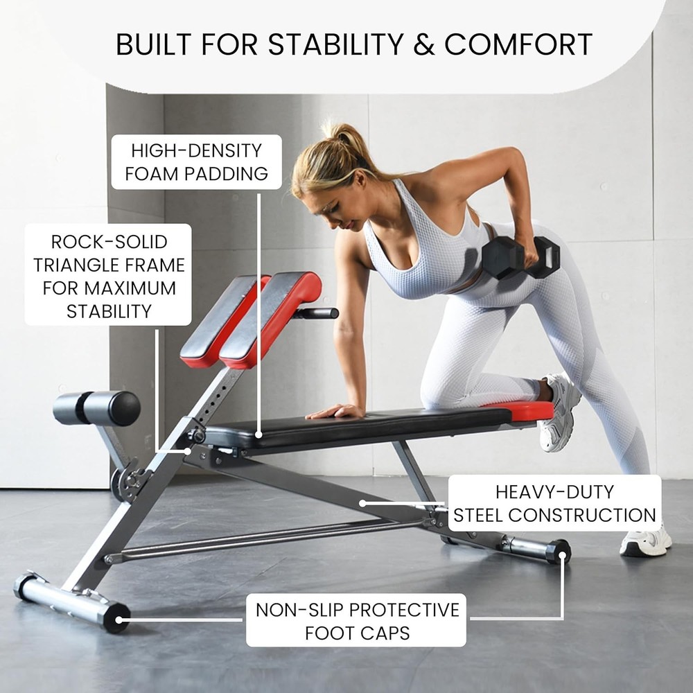 Multi-Functional Weight Bench for Full All-in-One Body Workout – Adjustable Work