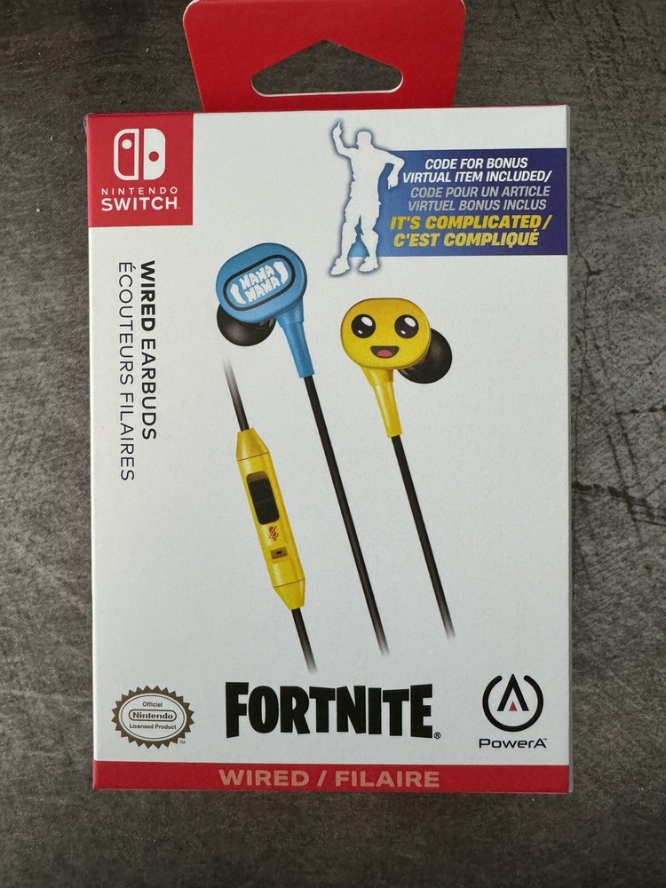 Wired Earbuds - Nintendo Switch Fortnite Peely - NO CODE