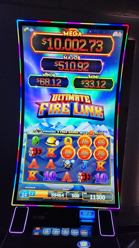 Bally fire link slot machine Original 55 inch