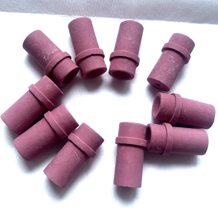10pcs Ceramic Sandblaster Nozzles Replacement Ceramic Blaster Tips 35x15x4.5mm