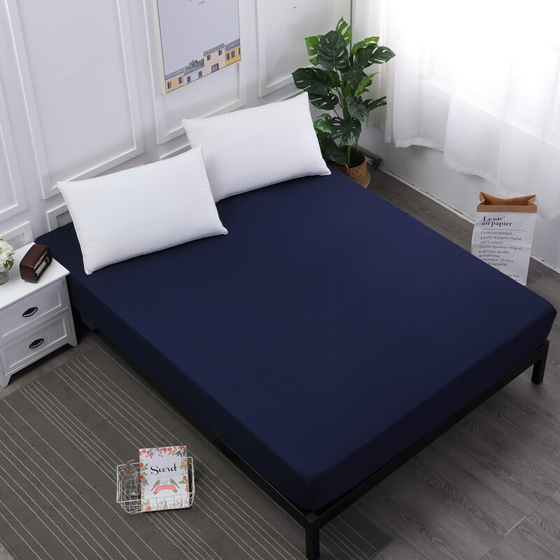 Waterproof Solid Mattress Cover Protector Bed Fitted Sheet Twin Full Queen King