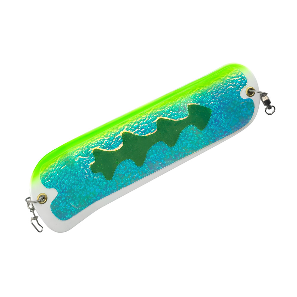 Custom Airbrushed 8" Flasher - Salmon / Trolling -  AA Hammertime
