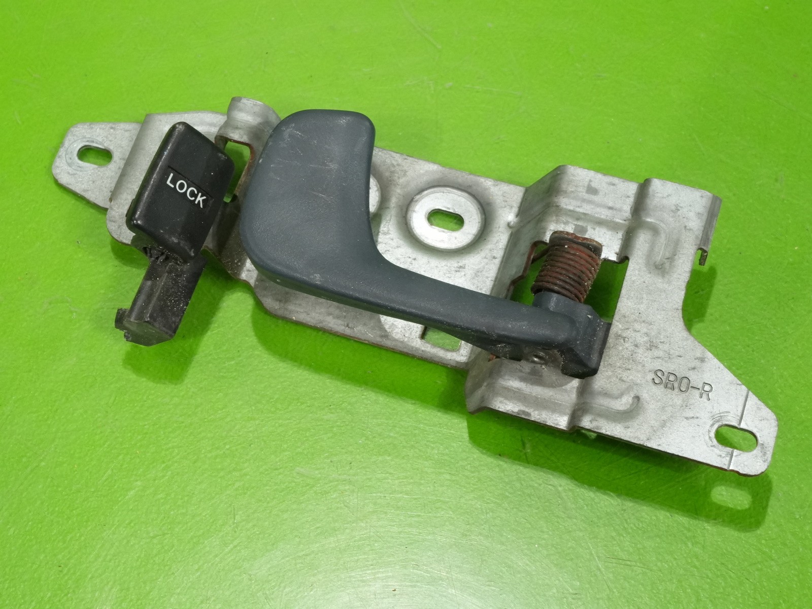 92-95 Civic OEM passenger right interior door handle lever lock blue