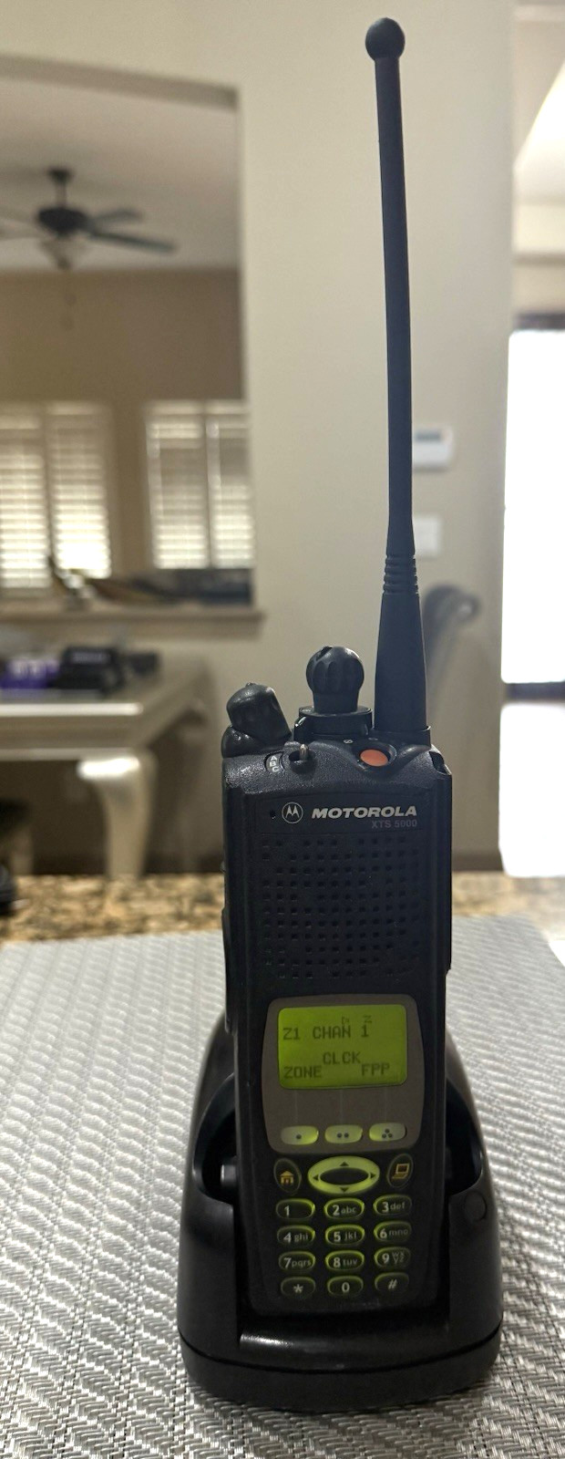MOTOROLA XTS 5000 MODEL 3. 700/800  FPP/ADP With New Battery and IMPRES Charger.