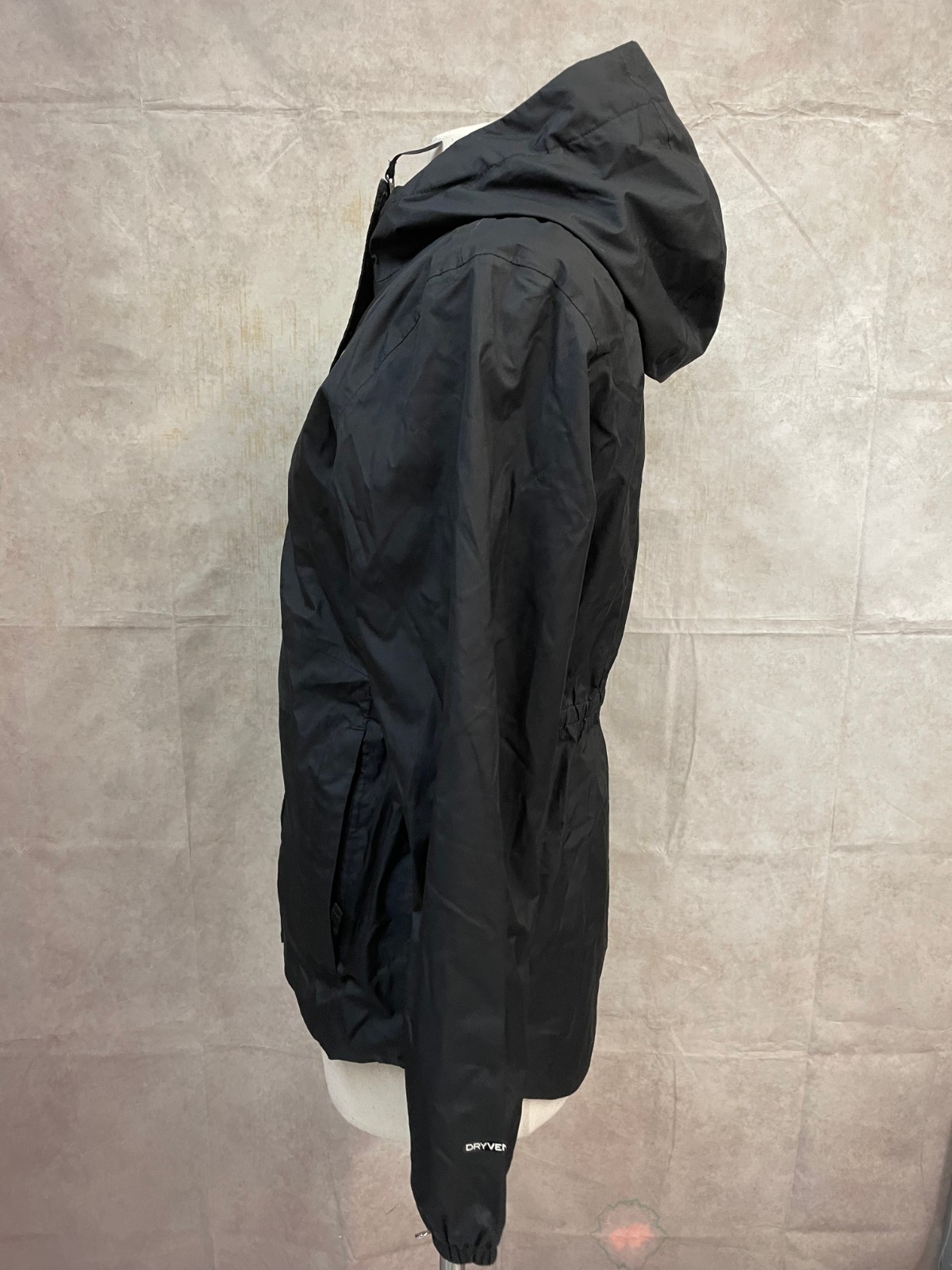 The North Face Girls Hooded Black Jacket Size XL