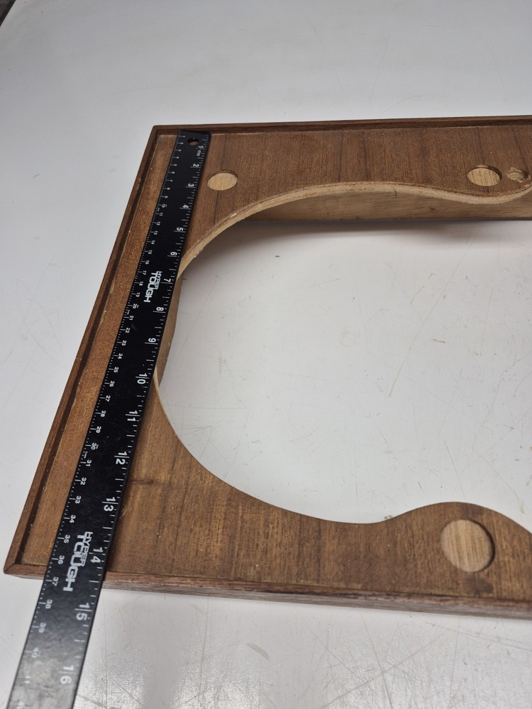 Vintage Wooden Turntable Base