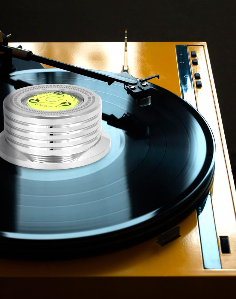 Record Weight Phono Disc Stabilizer, 60HZ Record Weight Stabilizer, with Bubble