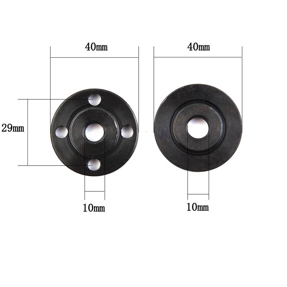 1 pair Flange Nut For Angle grinder type 100 Thread replacement Fixing tool