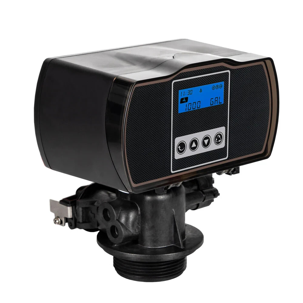 Water softener meter electronic valve
