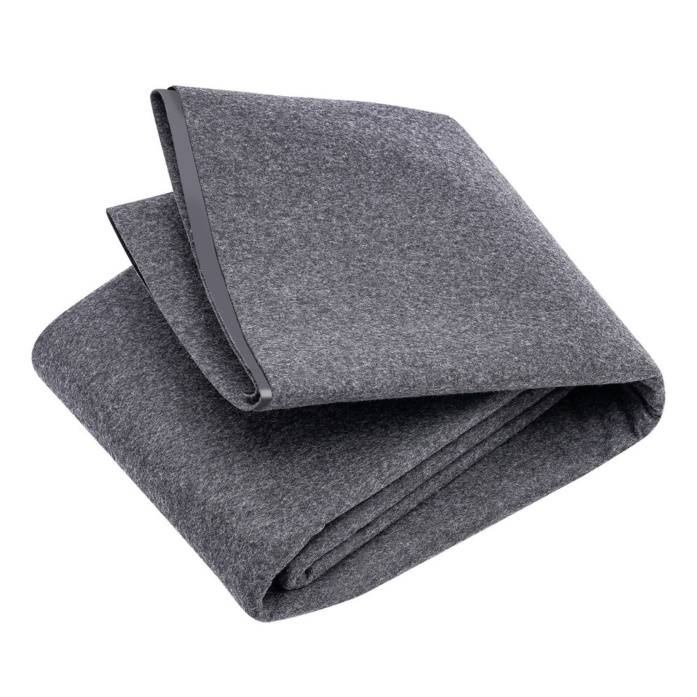 Hot Tub Mat 188*183cm Gray Rectangular Flooring Protector Mat-Waterproof Home
