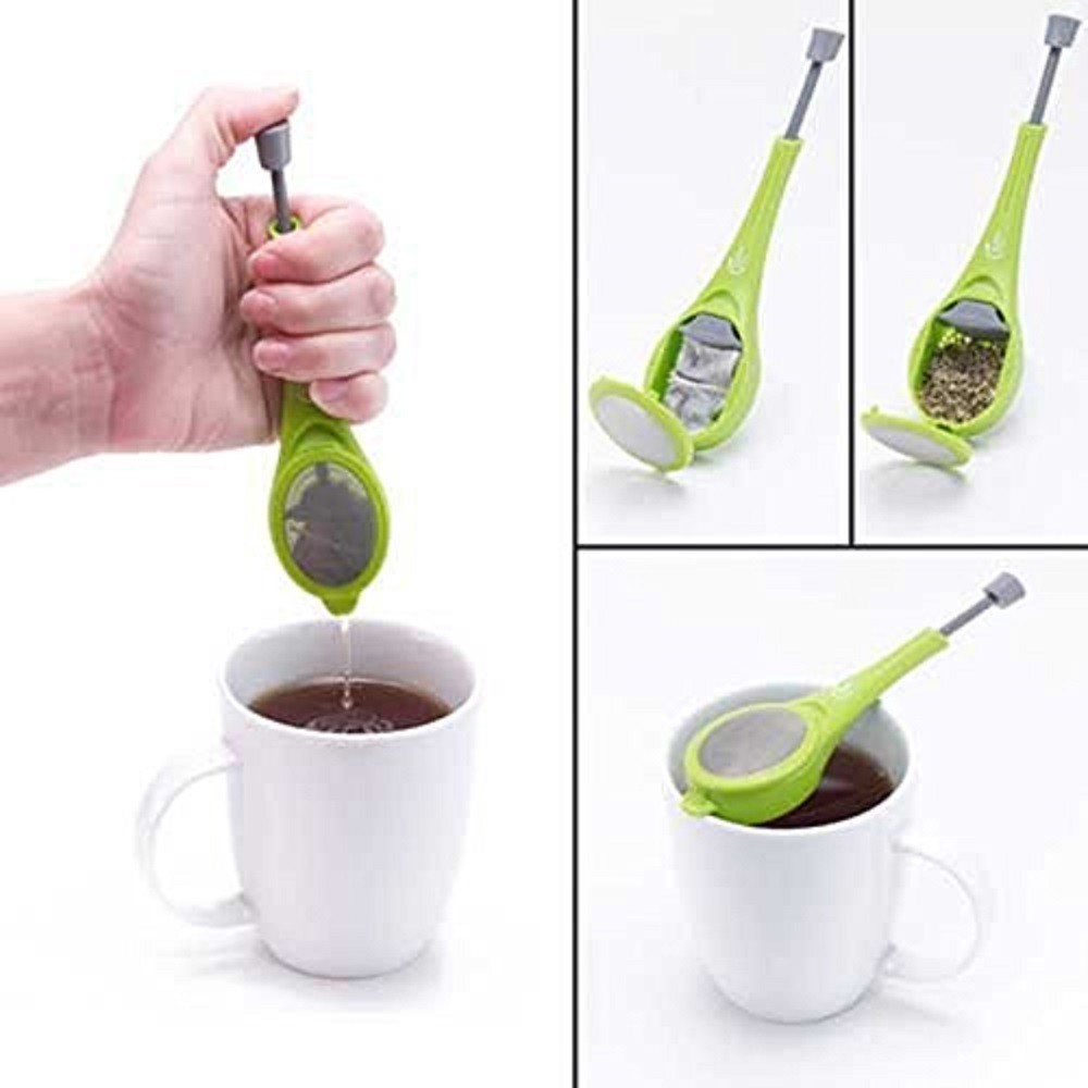 1 Pack Silicone Tea Infuser Strainer Loose Leaf Steeper Herbal Spice Filter Mug