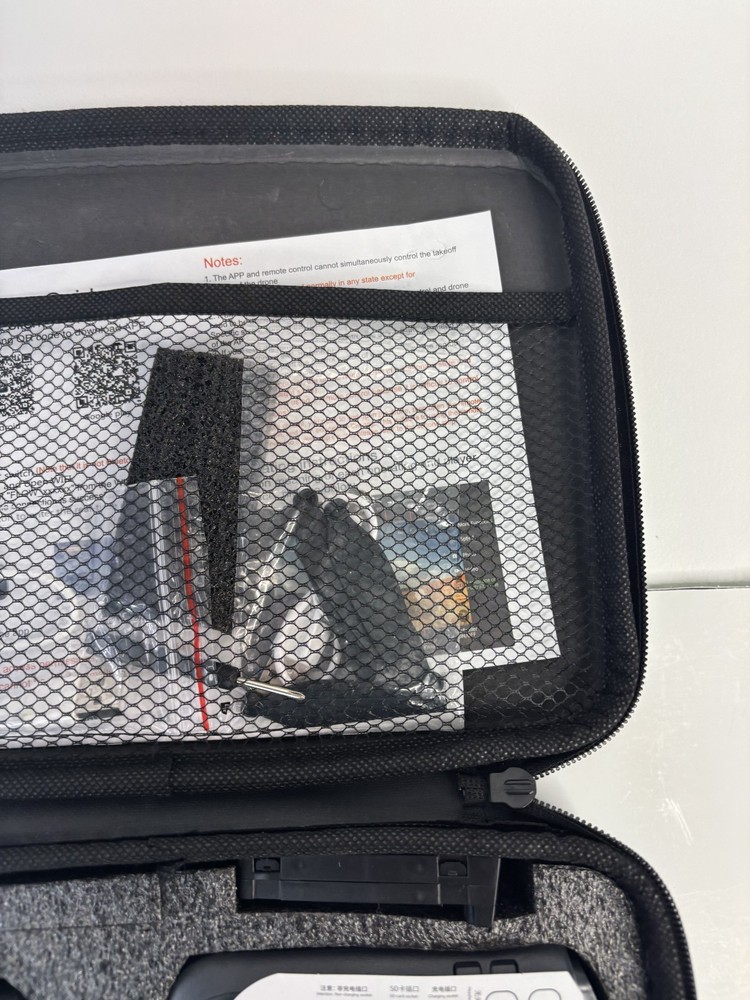 E88GT Foldable App Camera Drone Remote Control Controller Camera Case Black