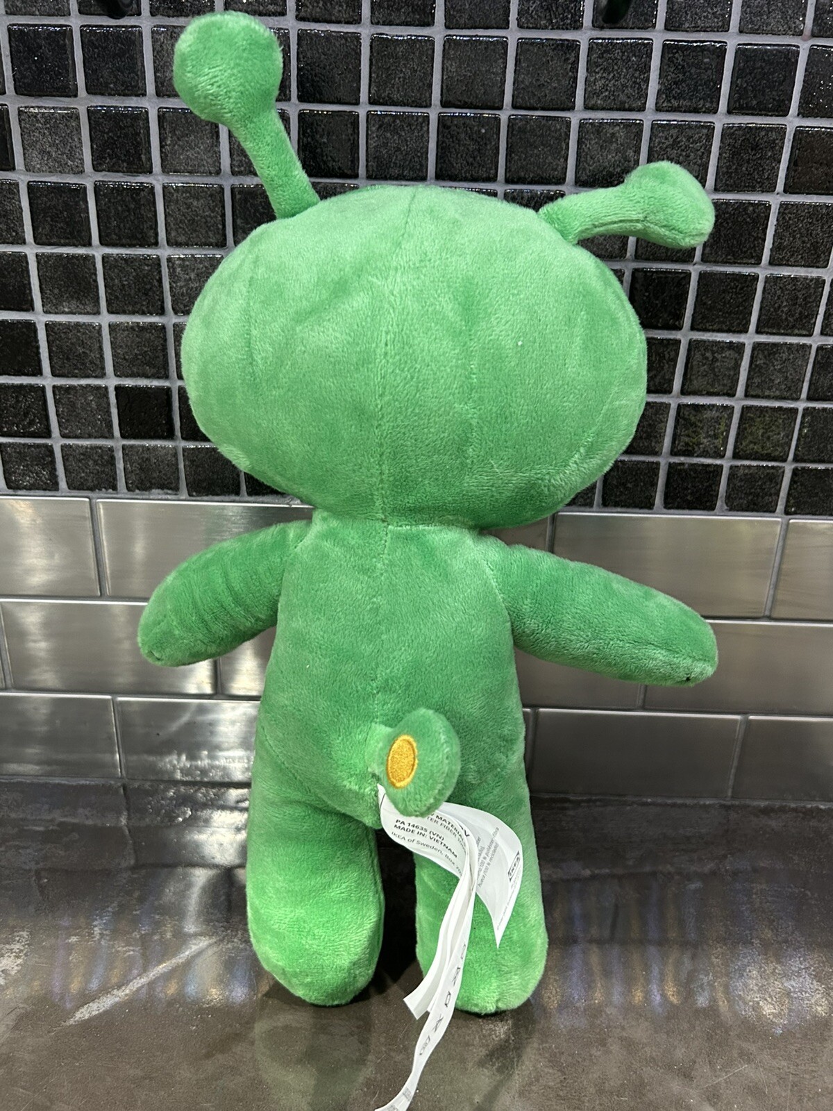 IKEA AFTONSPARV Alien Plush - Green Kids' Favorite 13 ½" Soft Toy Stuffed Anim