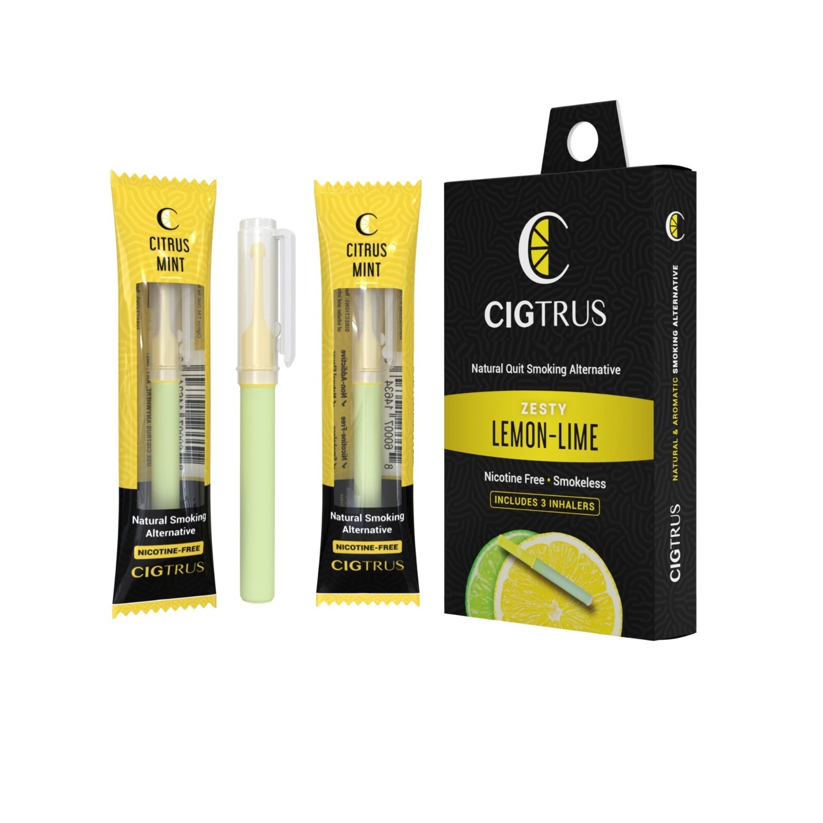 Stop Smoking Quit Aid Natural Smoking Alternative - Spearmint & Citrus Mint Mix