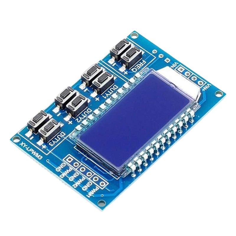 3 Channel PWM Pulse Generator Signal Generator Module Adjustable Frequency