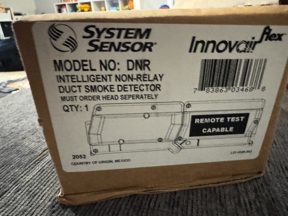 System Sensor DNR Non-Relay Duct Smoke Detector