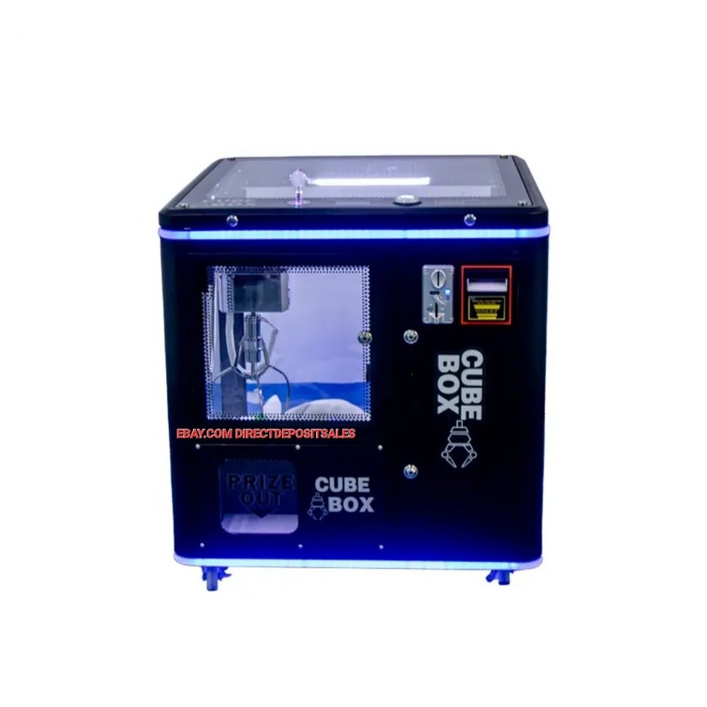 CUBE BOX Claw Machine Prize,Skill Redemption Vending Machine Arcade COIN-OP