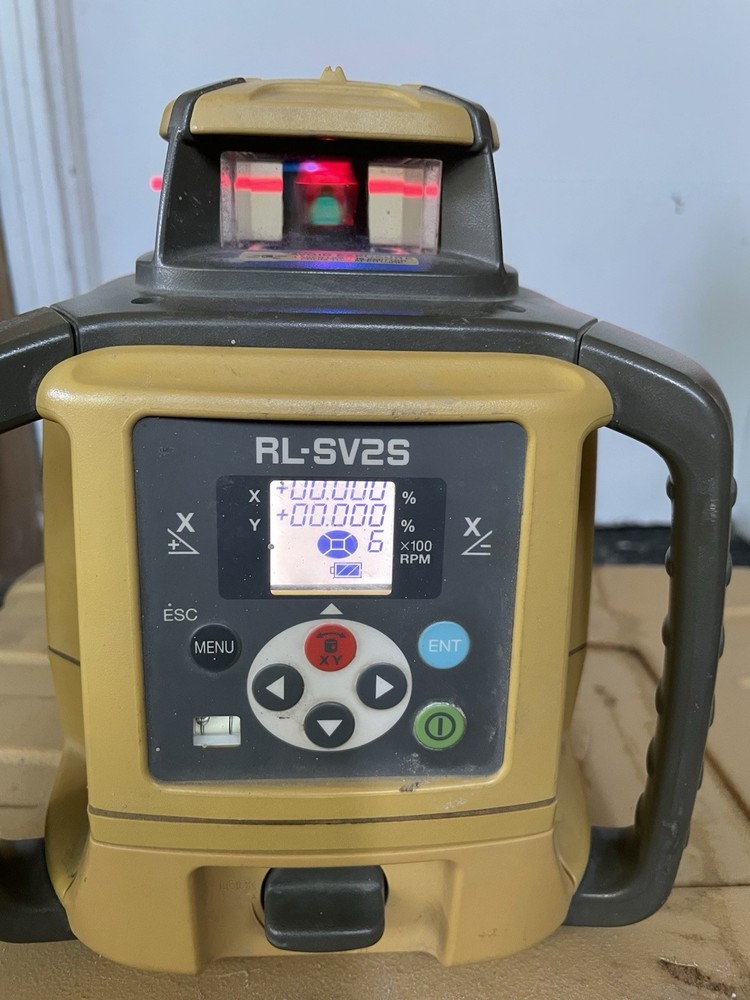 Topcon Solutions RL-SV2S Lazer Level With LS-80L Rotating Receiver