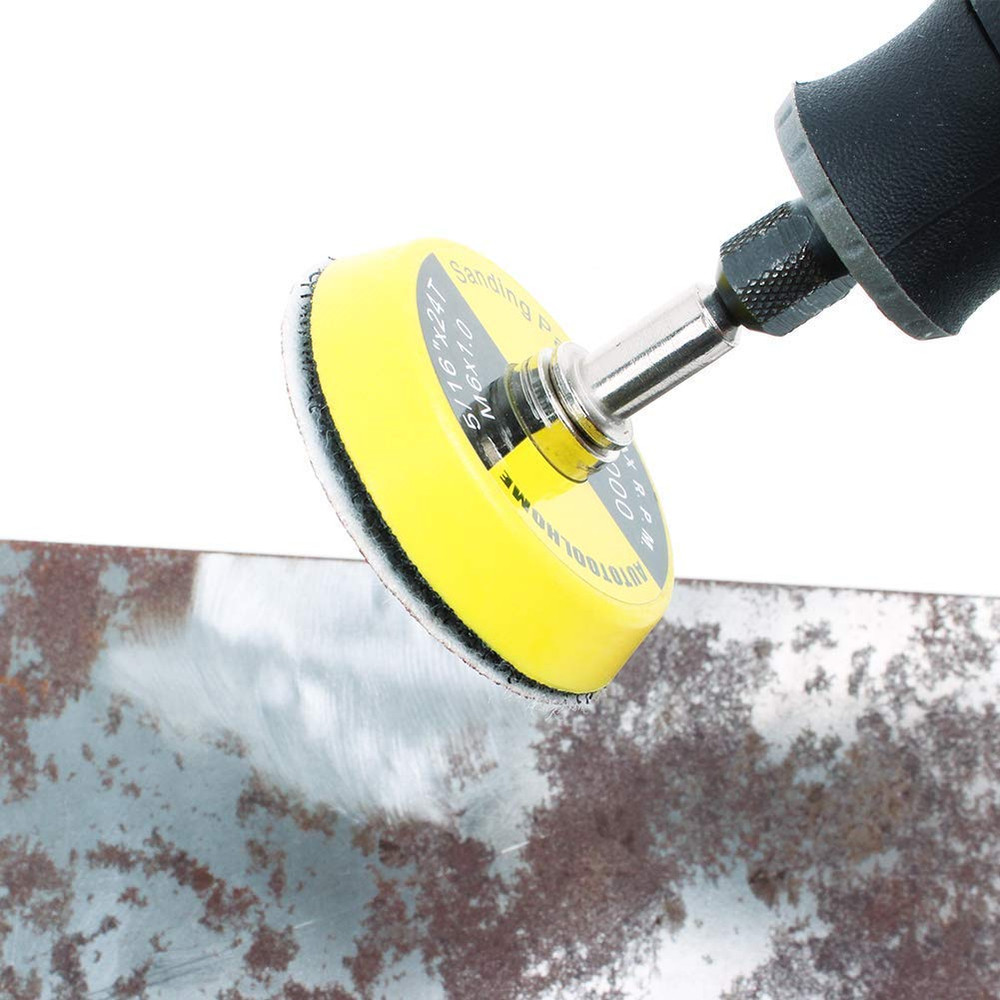 2 Inch Hook and Loop Sanding Pad with 1/8" Mandrel – Replacement Backing Pad for